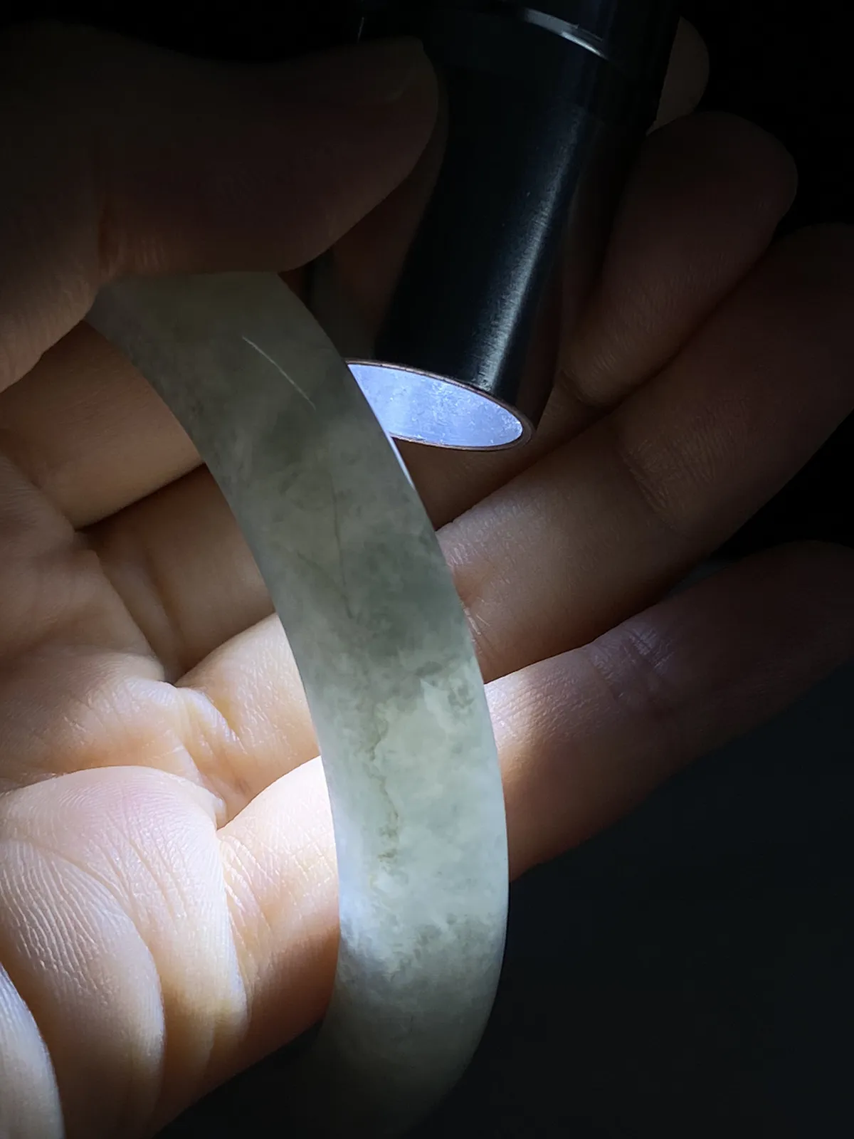 正圈57圈口，翡翠手镯