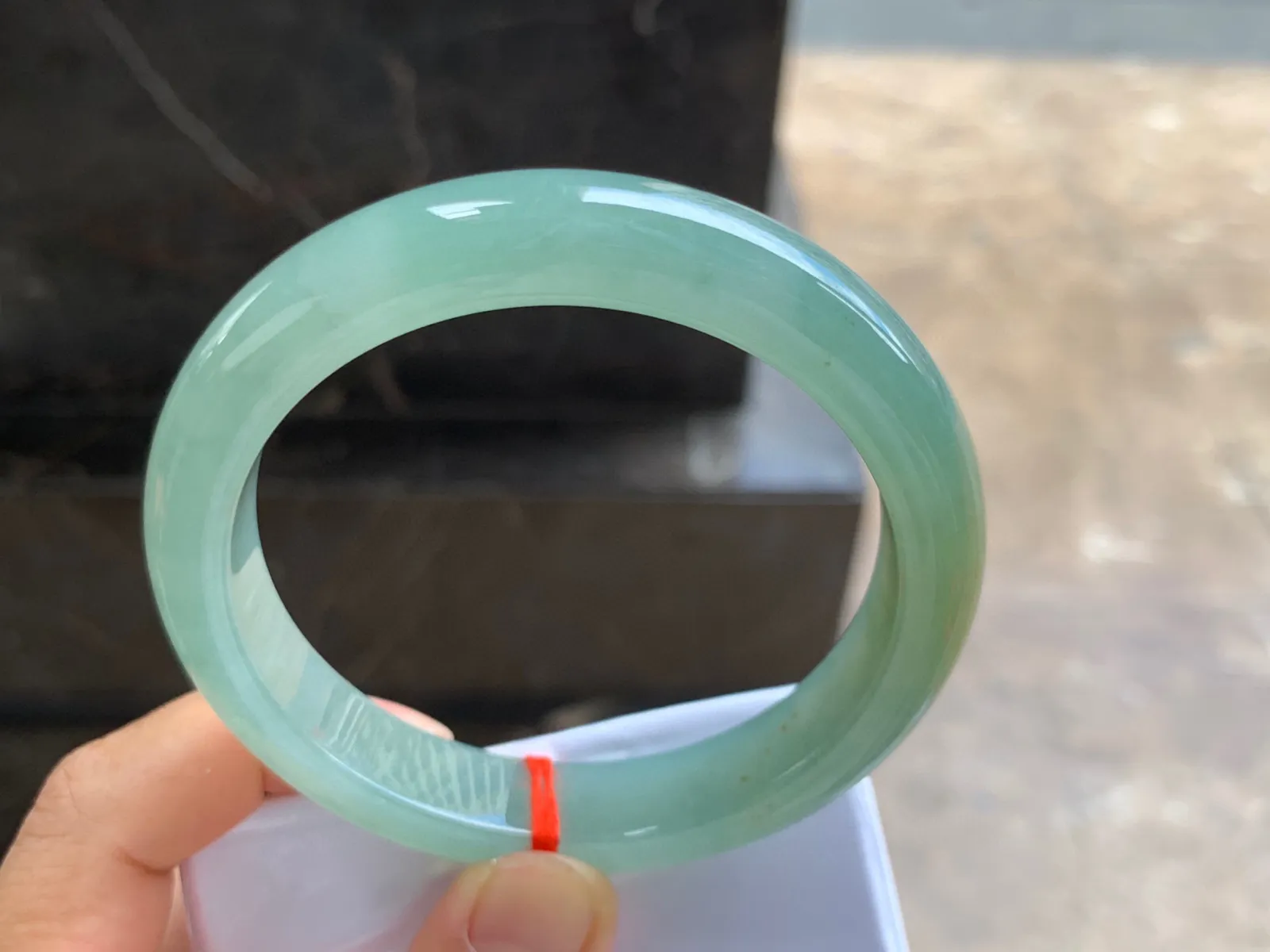 60-12-9mm
黄翡手镯 种好细腻 水润