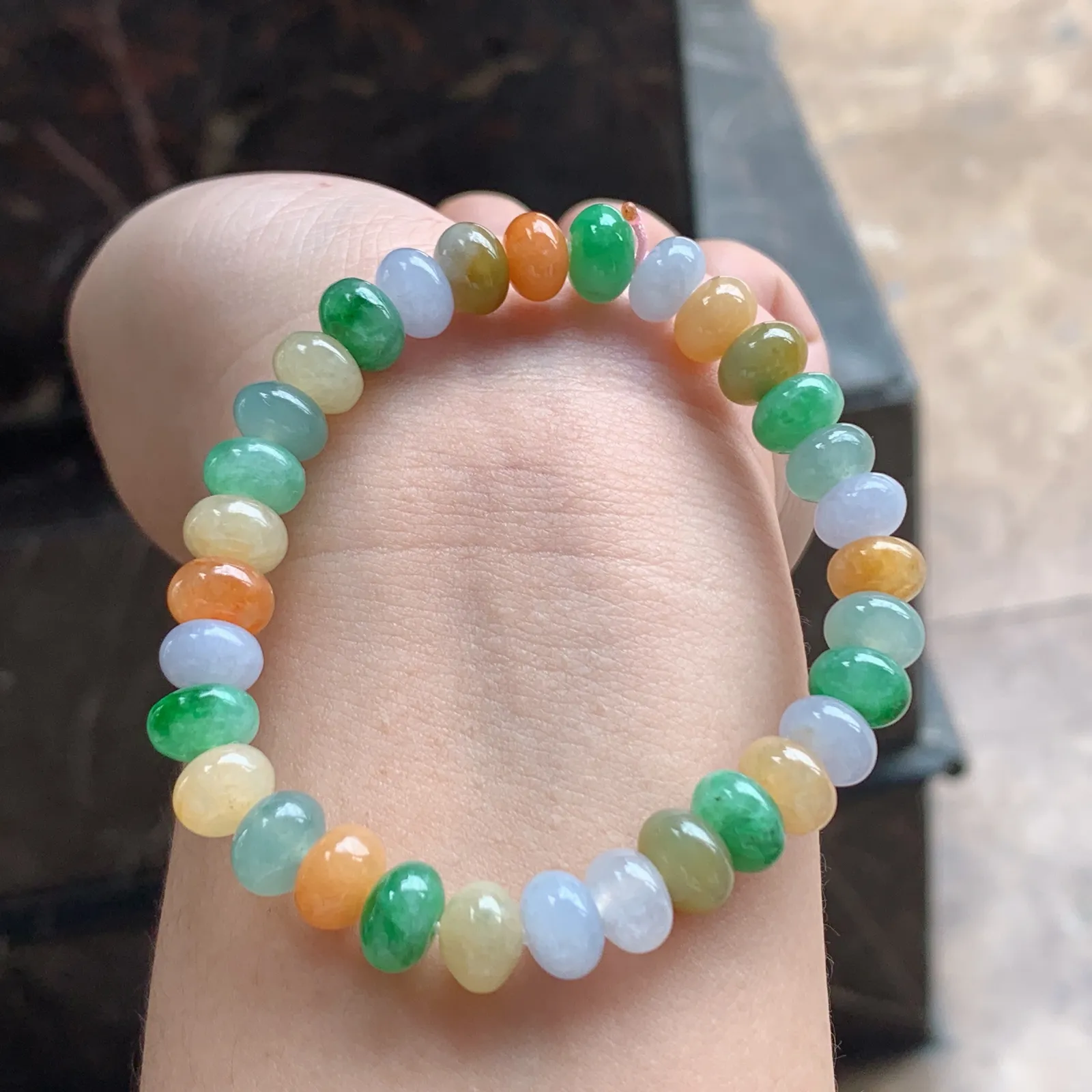 糯冰种多宝手串