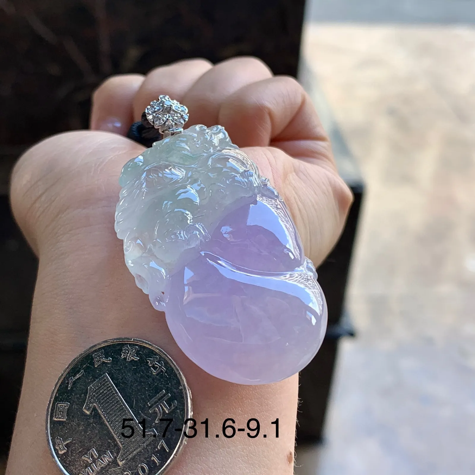 冰紫貔貅 特色～大气