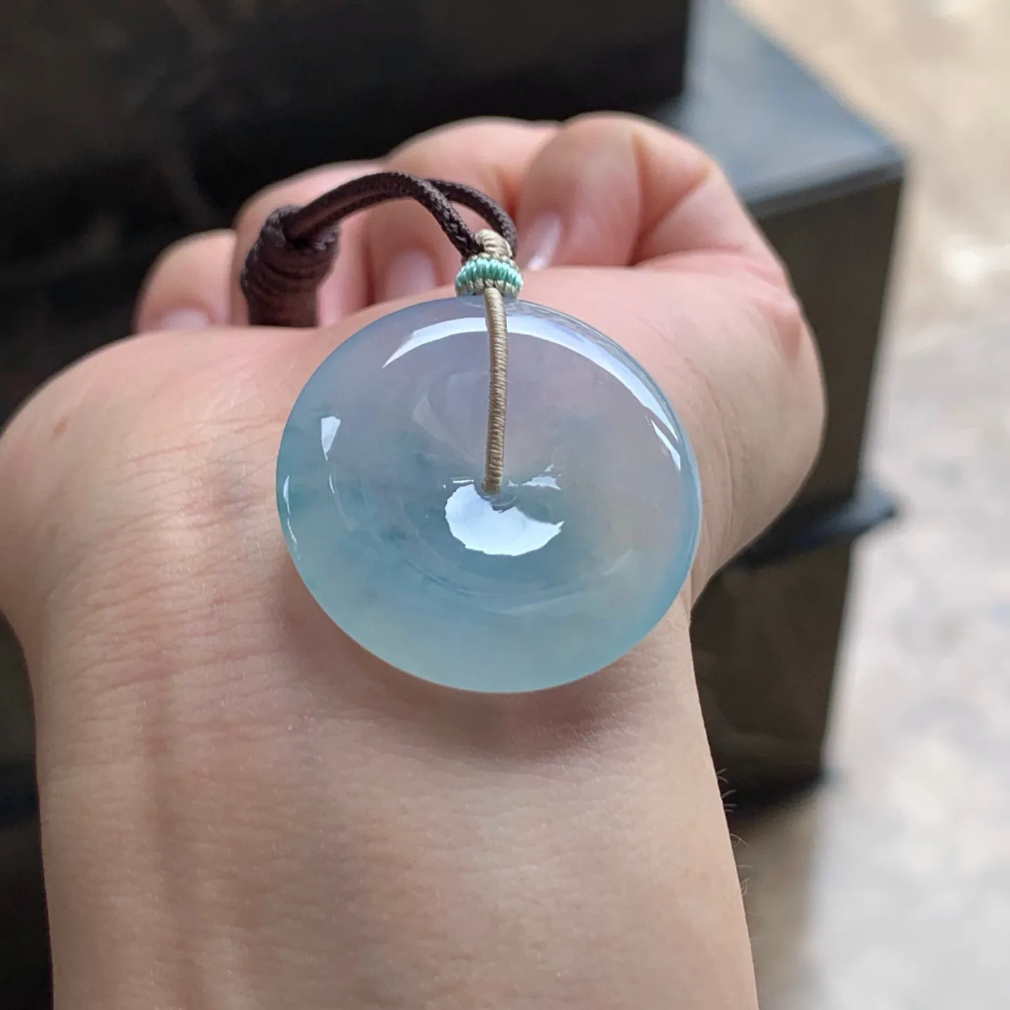 糯冰平安扣
水润清秀～