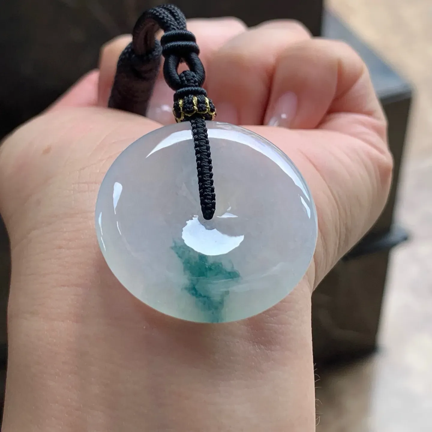 糯种飘花平安扣
平安顺遂～