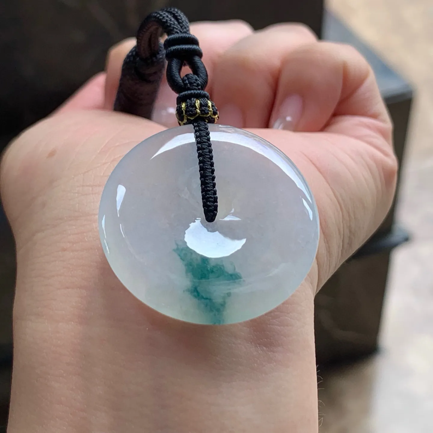 糯种飘花平安扣
平安顺遂～