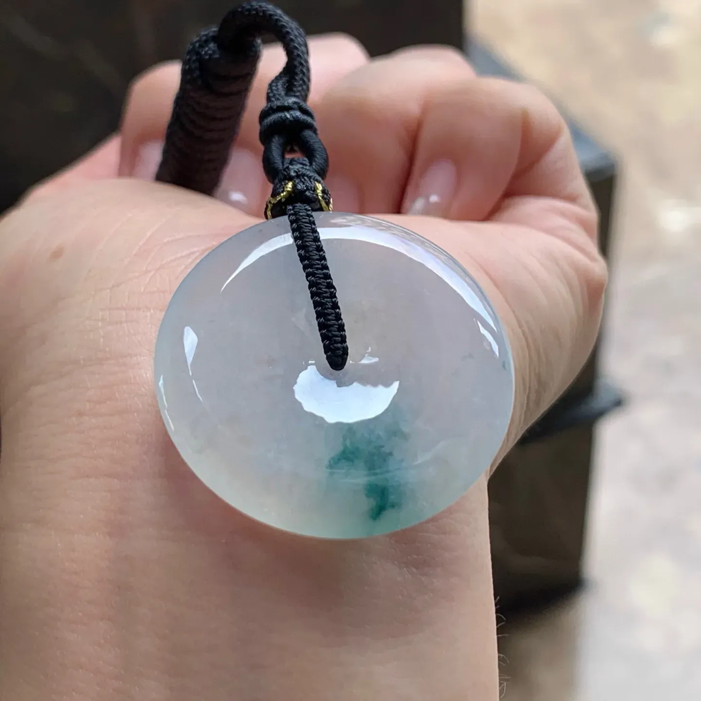 糯种飘花平安扣
平安顺遂～
