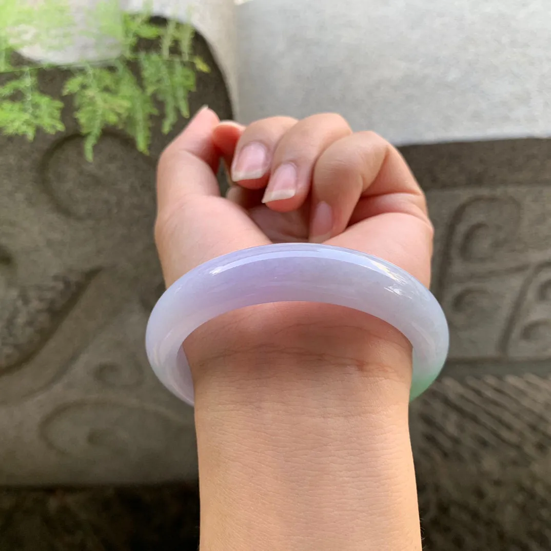 圈口55.5-12.5-8.1 【春彩正圈手镯】正圈55 56可戴