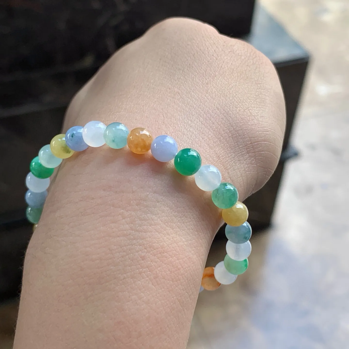 多彩珠串 性价比～