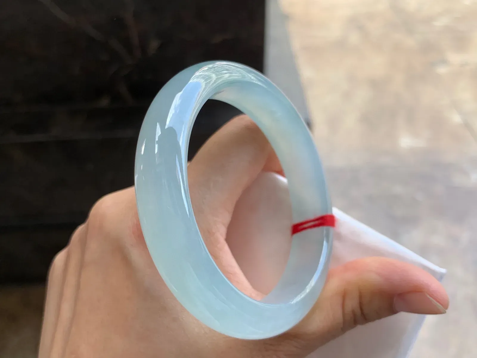 57-13-8mm
冰种手镯 冰透莹润  水润 清爽
