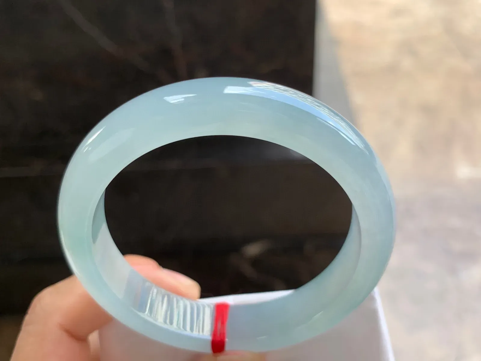 57-13-8mm
冰种手镯 冰透莹润  水润 清爽