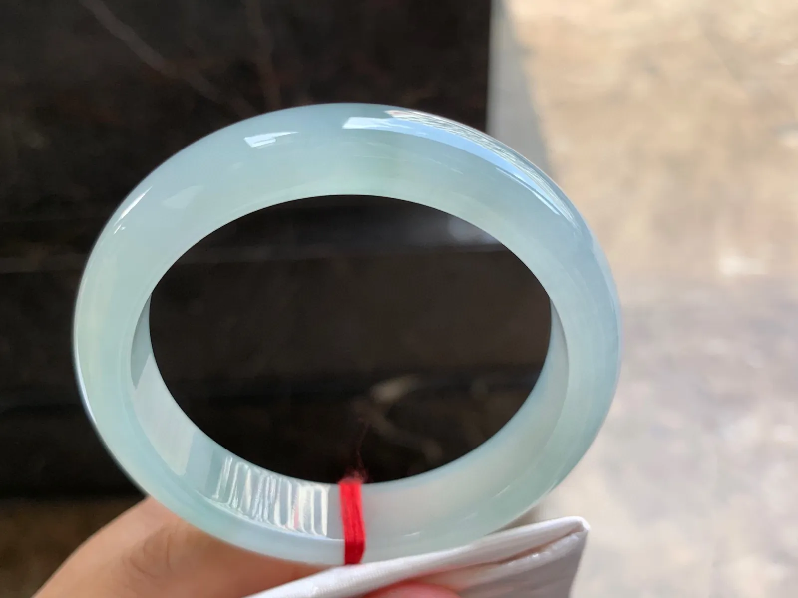 57-13-8mm
冰种手镯 冰透莹润  水润 清爽