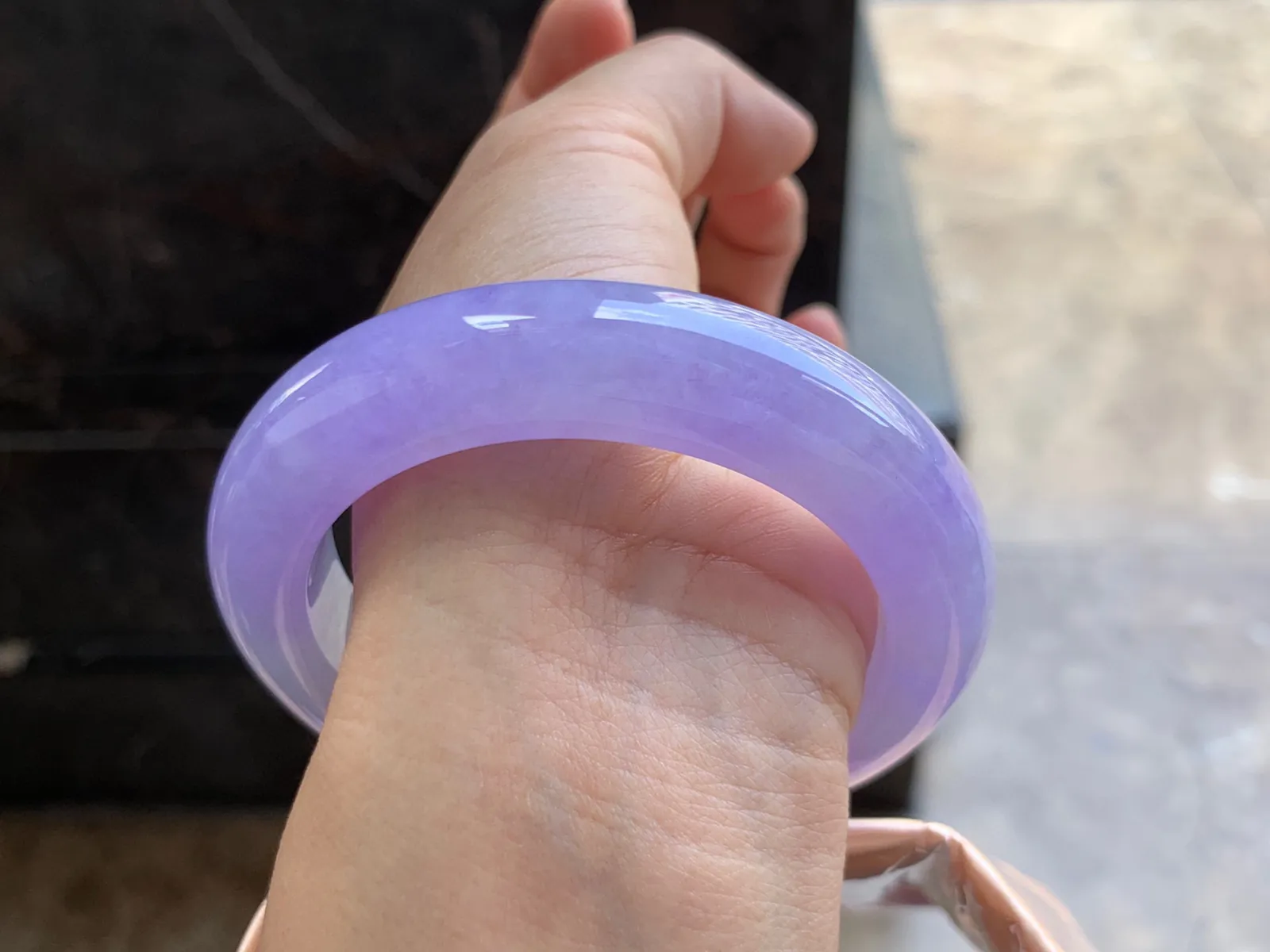 57.5-13-11mm
紫罗兰手镯 颜色艳丽 条形优秀 上手高贵大气