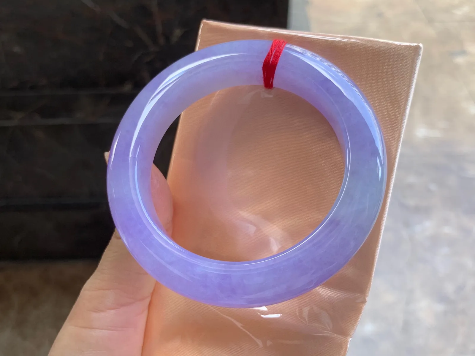 57.5-13-11mm
紫罗兰手镯 颜色艳丽 条形优秀 上手高贵大气
