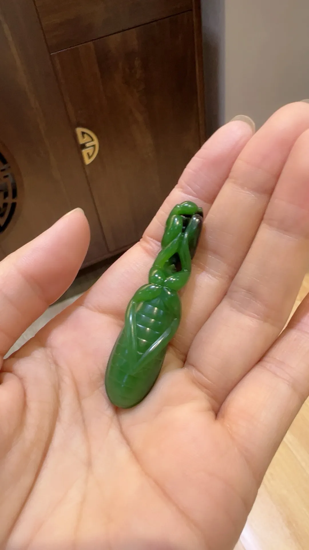 碧玉｜老坑料黑皮｜飞黄腾达