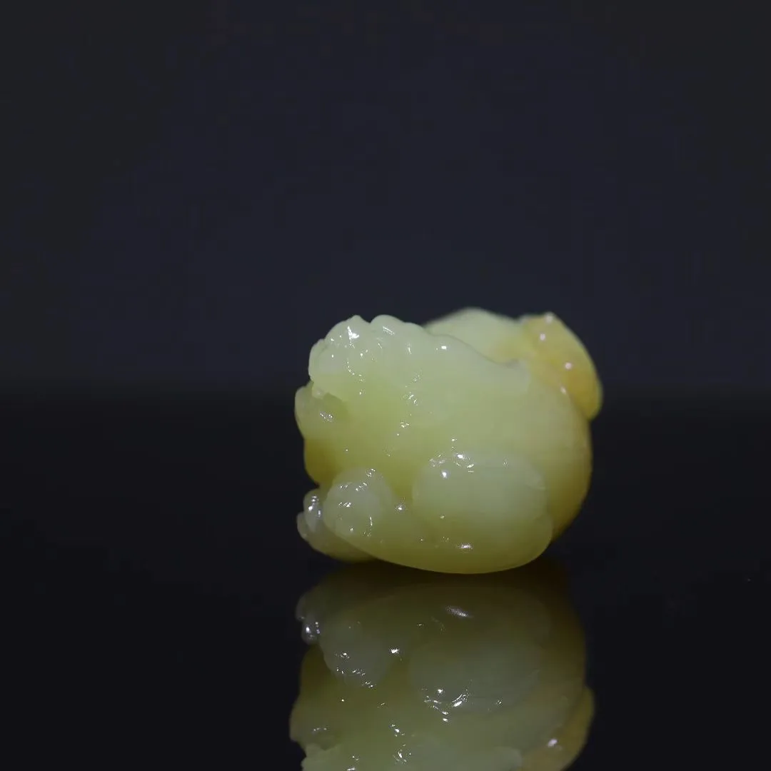 招财进宝 消灾纳福小貔貅
黄口貔貅，工有意，意吉祥
玉质油糯，盘玩超舒服～
平时多摸一摸，财气