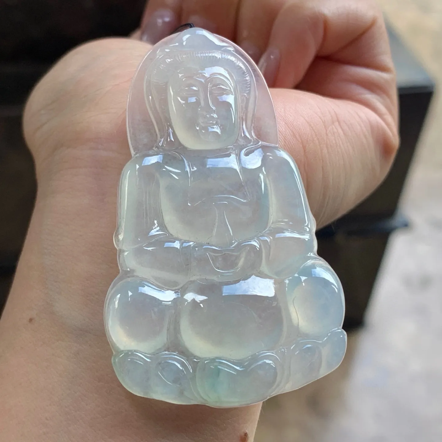 冰种观音^_^水润 清新 冰透