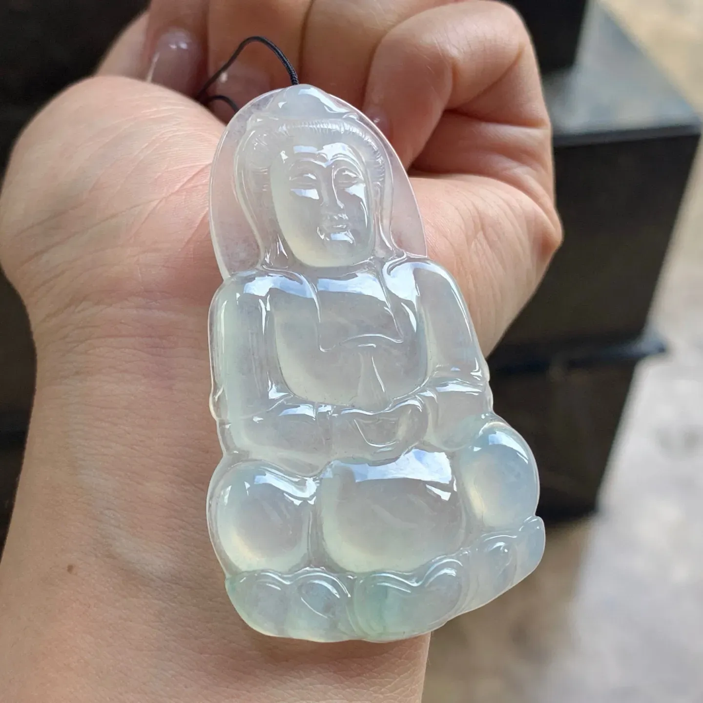 冰种观音^_^水润 清新 冰透