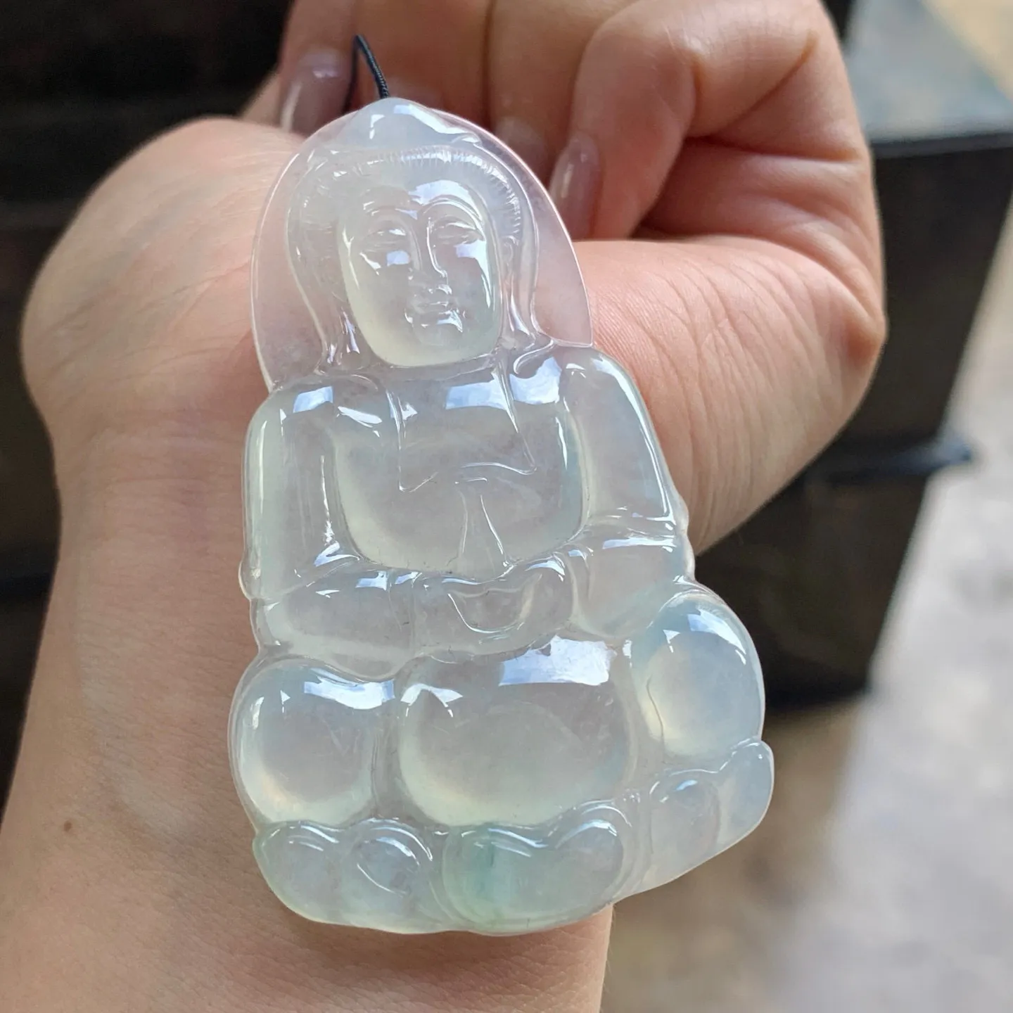 冰种观音^_^水润 清新 冰透