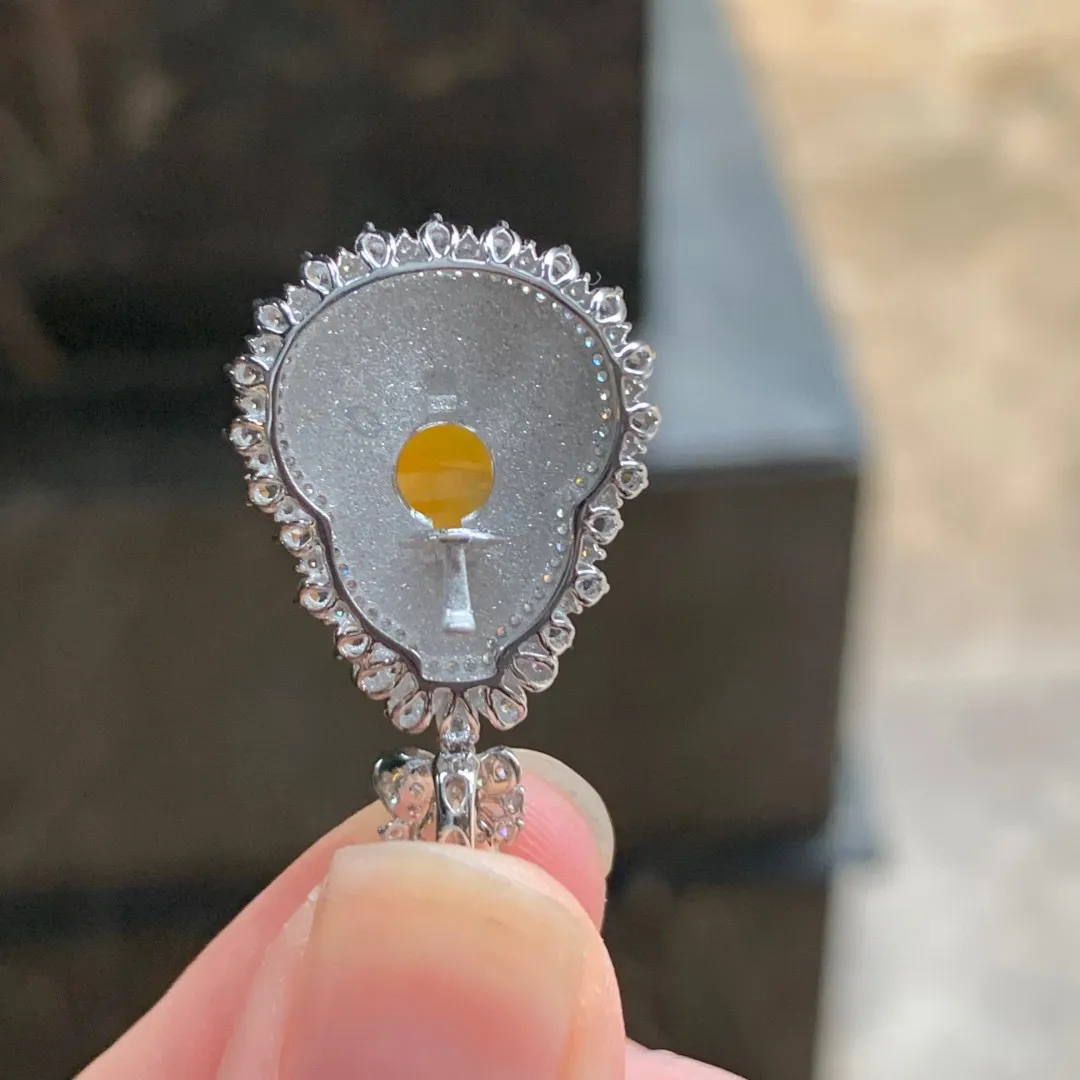 金镶钻·冰黄翡葫芦吊坠