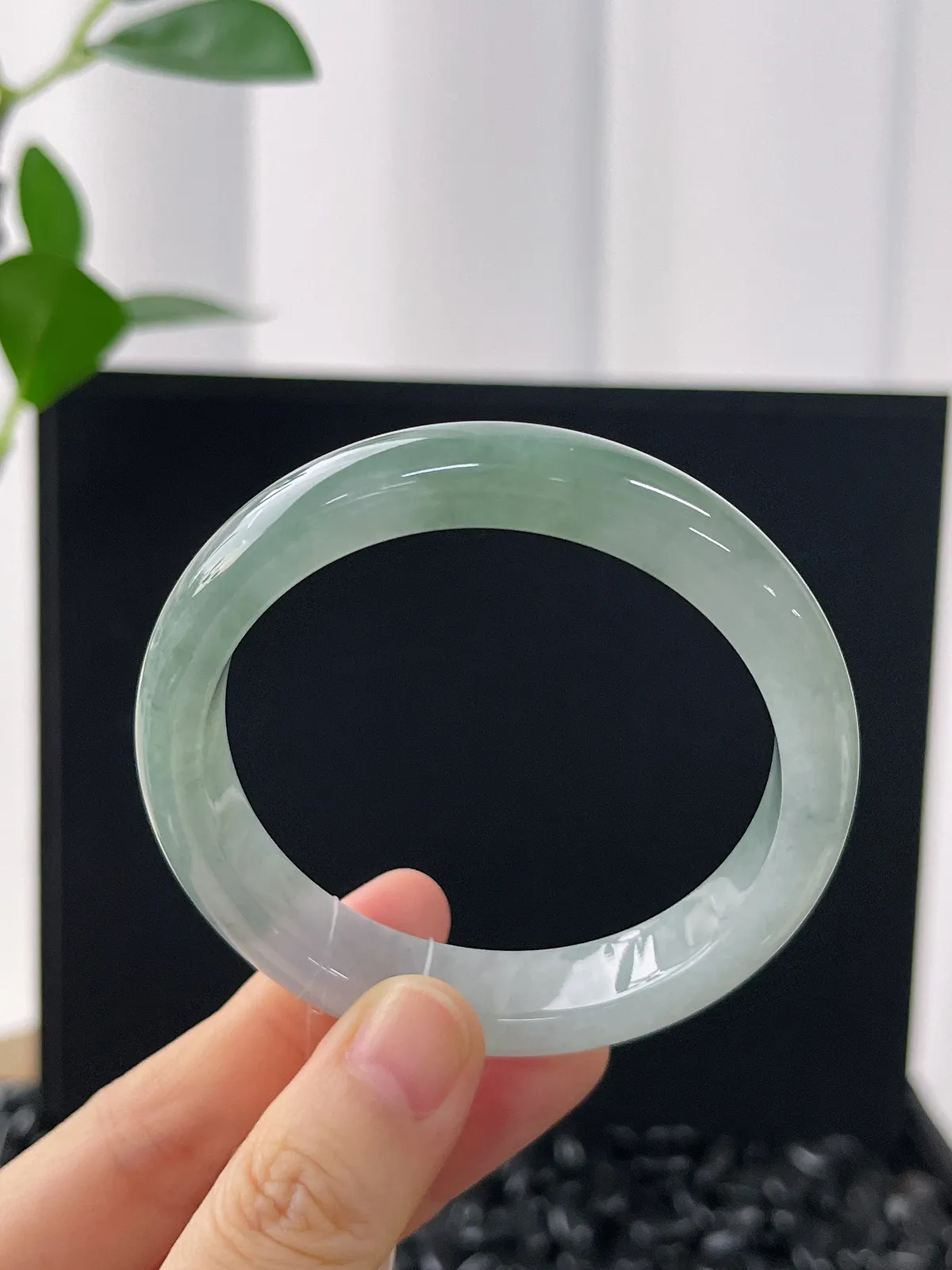 正圈54圈口，翡翠手镯