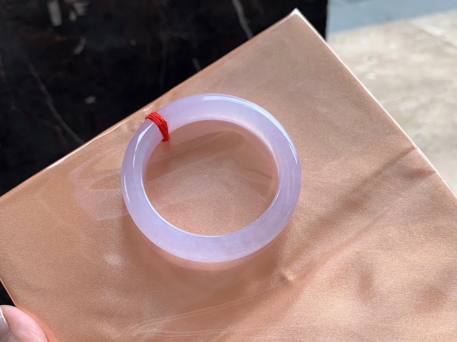 圈口：51-11.3-8.5mm                                                
正圈 50 51可戴 冰紫小圈
种老水佳～ 实物美丽仙气飘飘