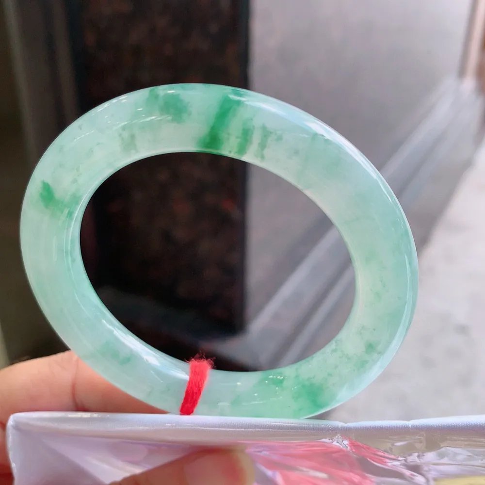 圆条高冰飘花 无瑕 尺寸:54.1/11.1 胶感十足🥰🥰