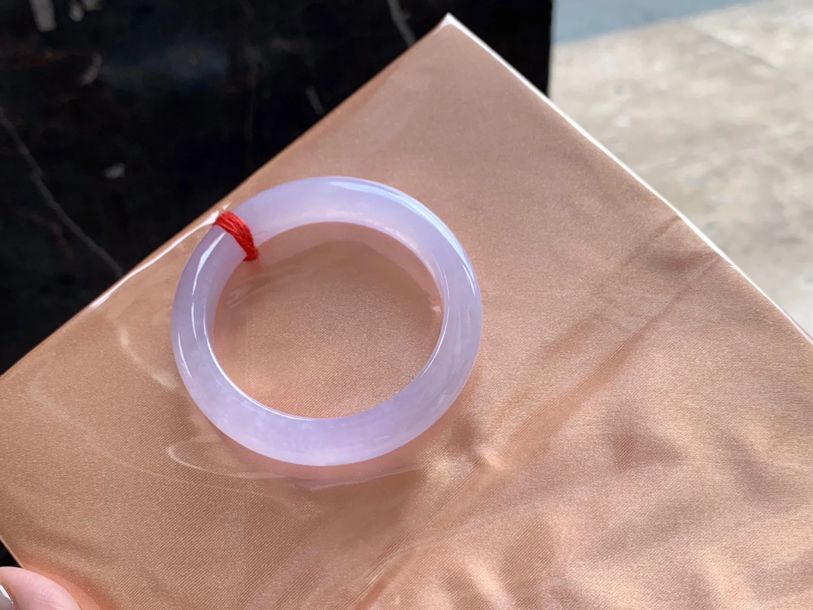 圈口：51-11.3-8.5mm                                                
正圈 50 51可戴 冰紫小圈
种老水佳～ 实物美丽仙气飘飘