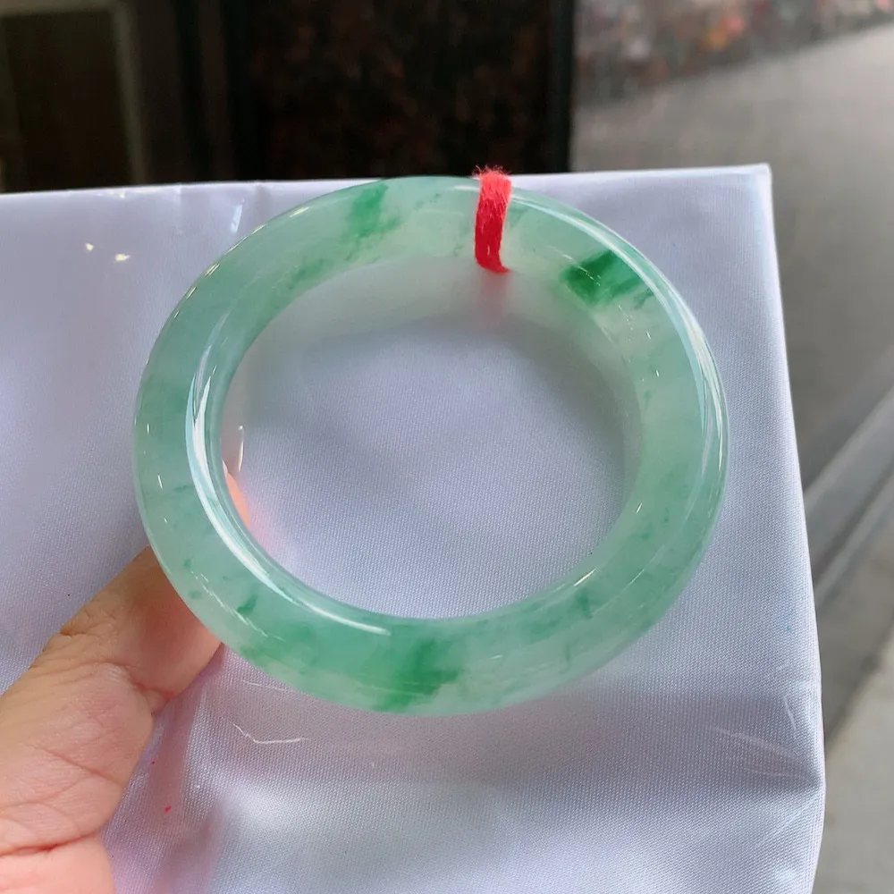 圆条高冰飘花 无瑕 尺寸:54.1/11.1 胶感十足🥰🥰