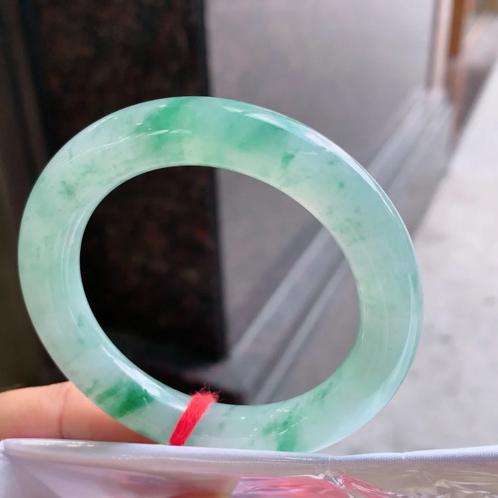 圆条高冰飘花 无瑕 尺寸:54.1/11.1 胶感十足🥰🥰
