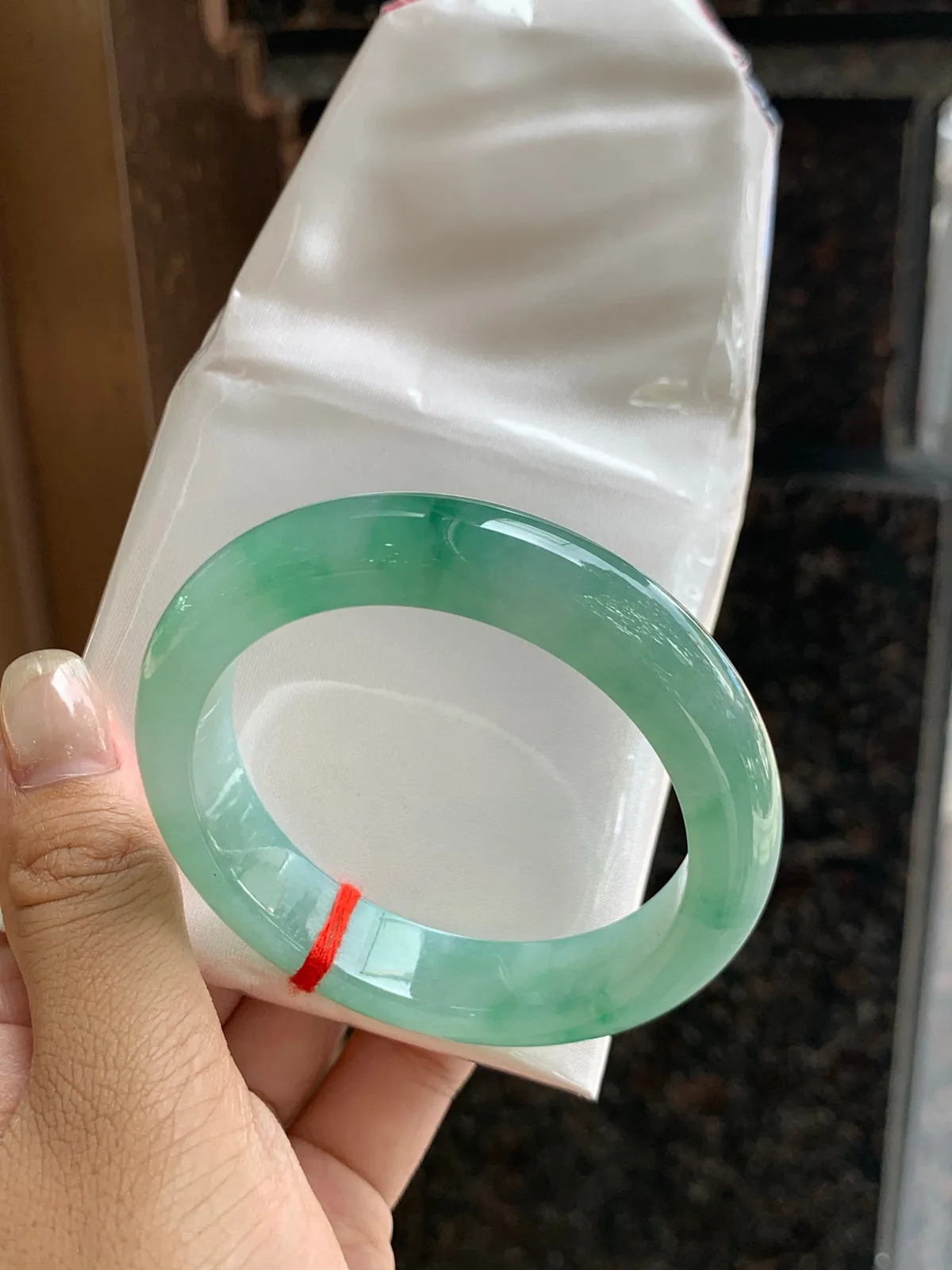 𝟓𝟒#
冰飘绿花 种水佳 实物要美丽