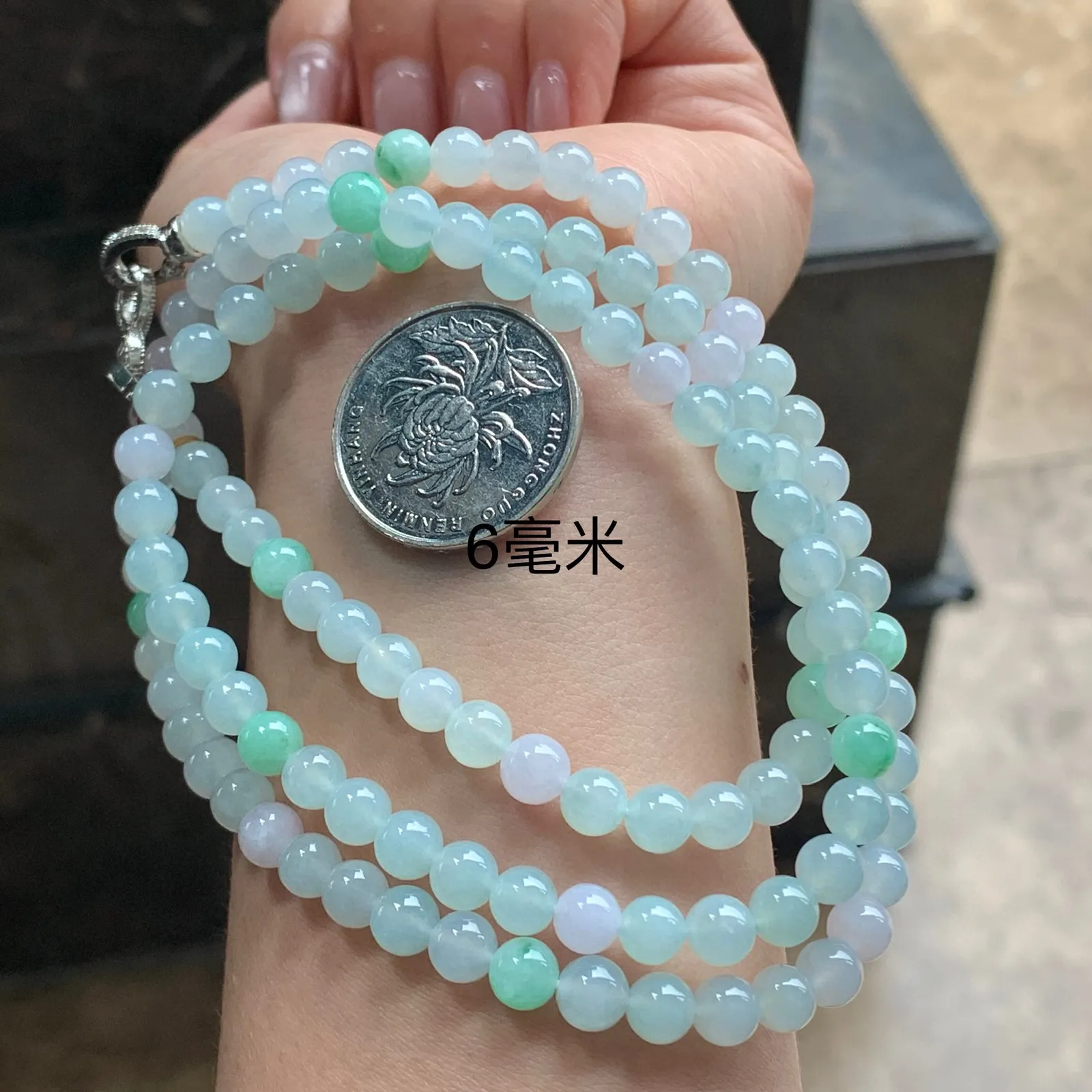 晴水珠串
性价比～