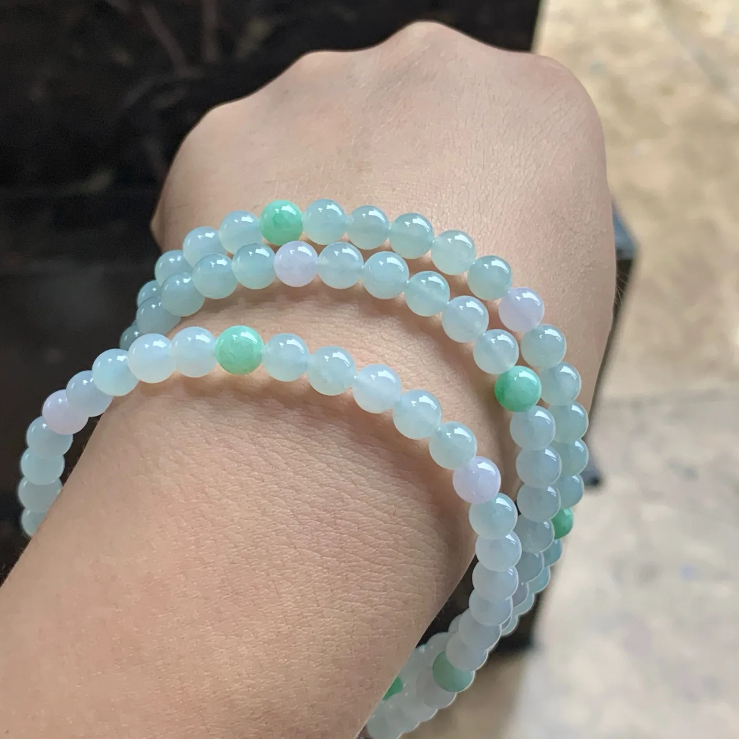 晴水珠串
性价比～