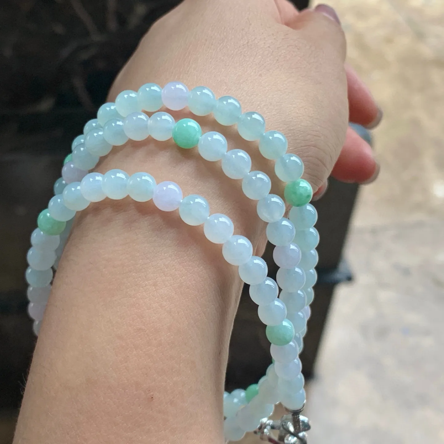 晴水珠串
性价比～