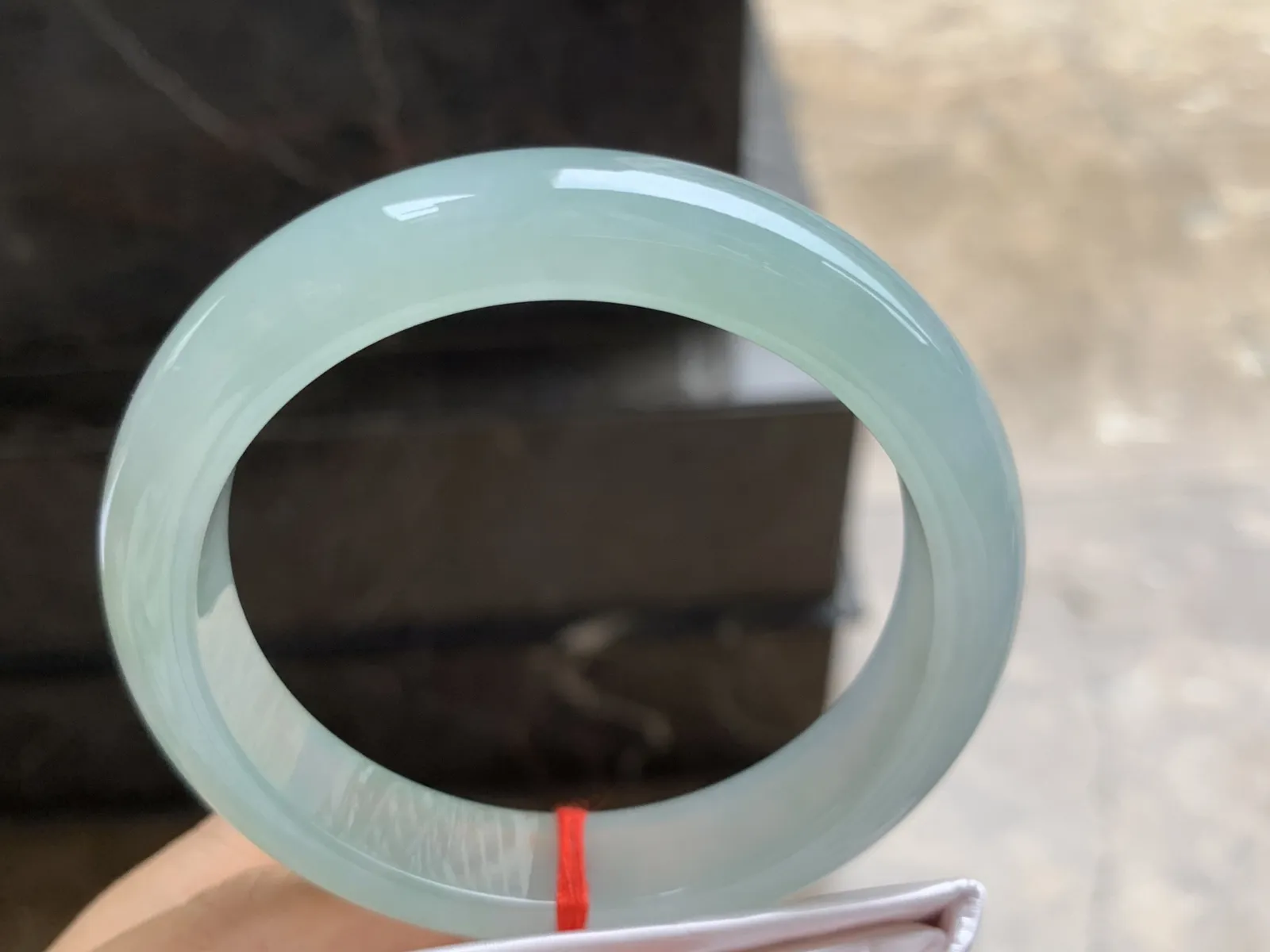 58-12.8-9mm
冰种晴水手镯 冰透莹润 清爽