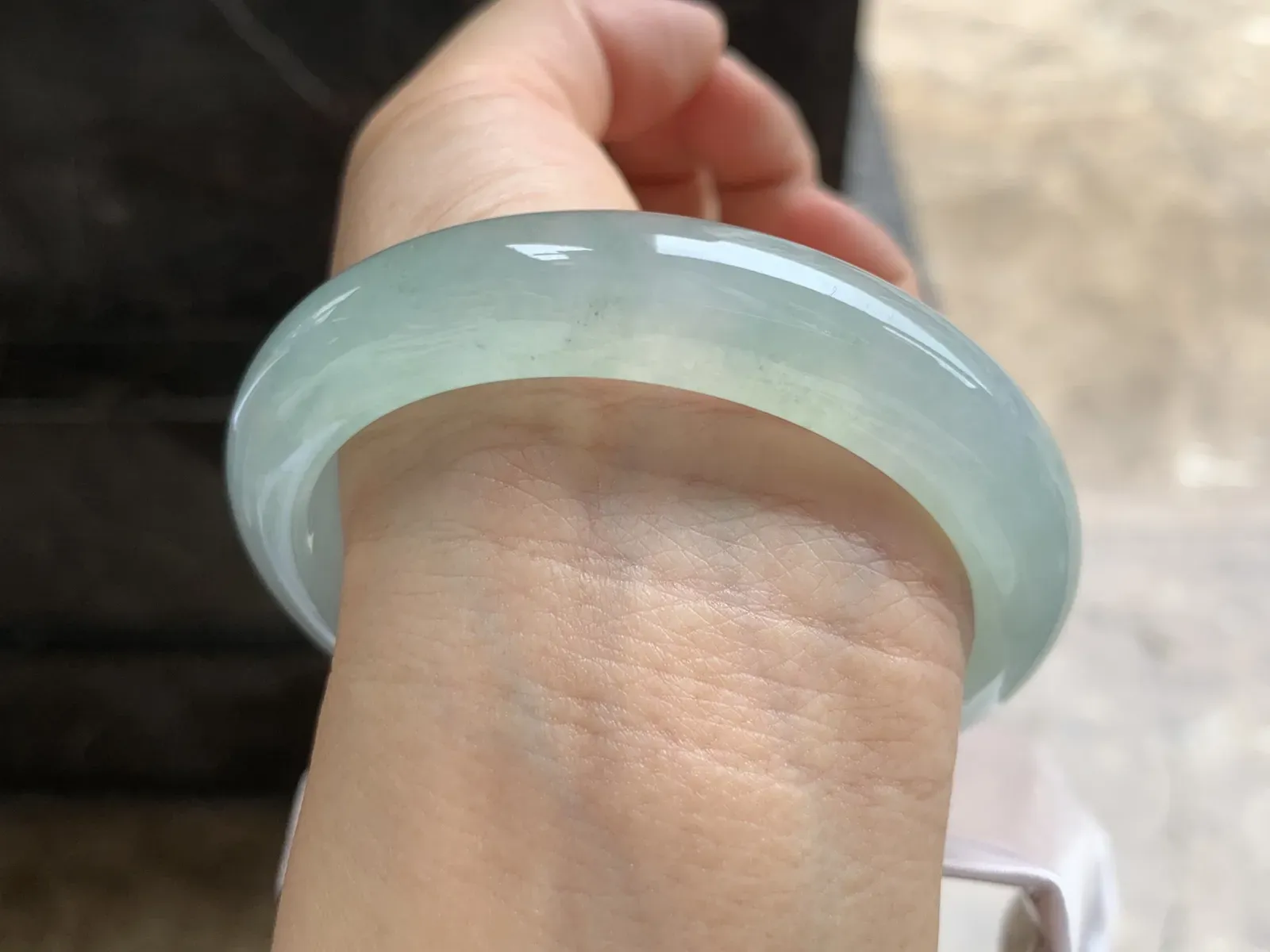 58-12.8-9mm
冰种晴水手镯 冰透莹润 清爽