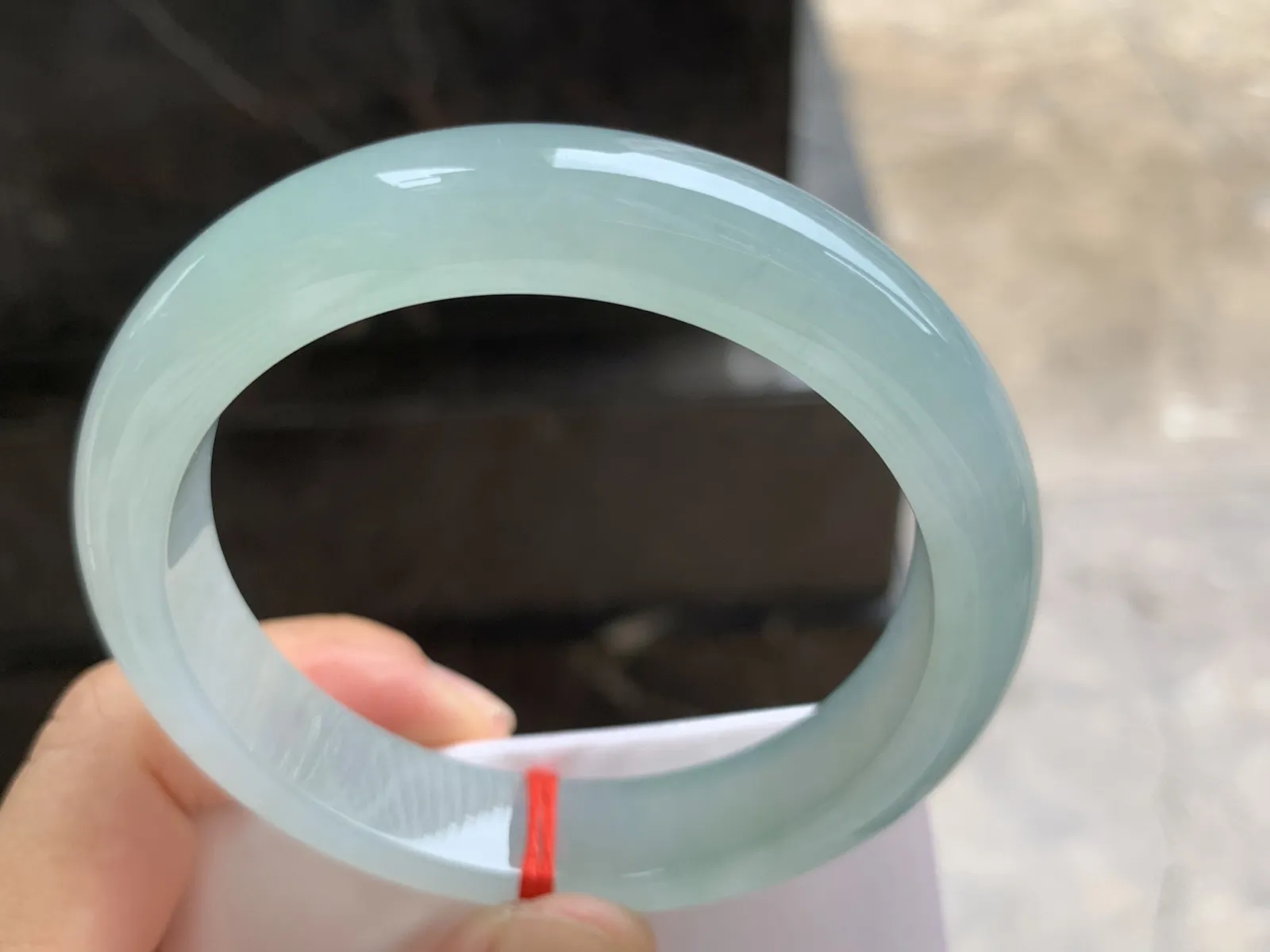 58-12.8-9mm
冰种晴水手镯 冰透莹润 清爽