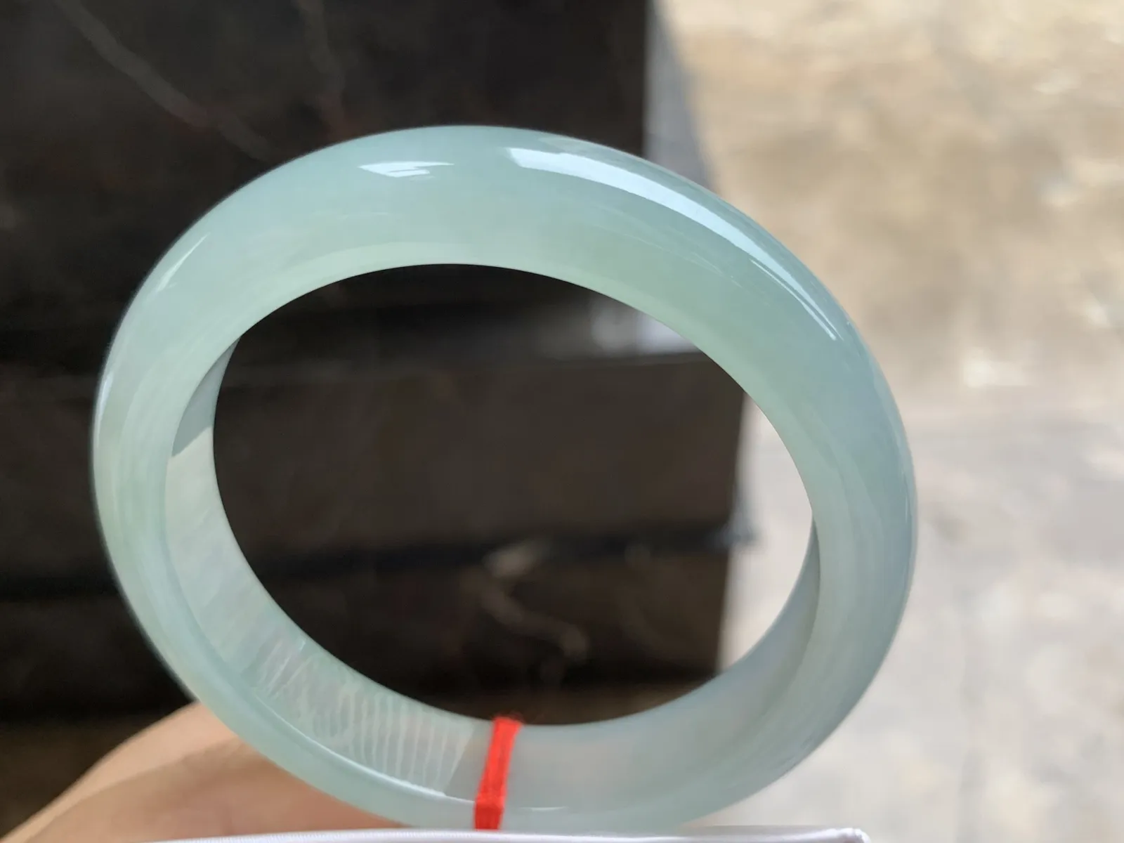 58-12.8-9mm
冰种晴水手镯 冰透莹润 清爽