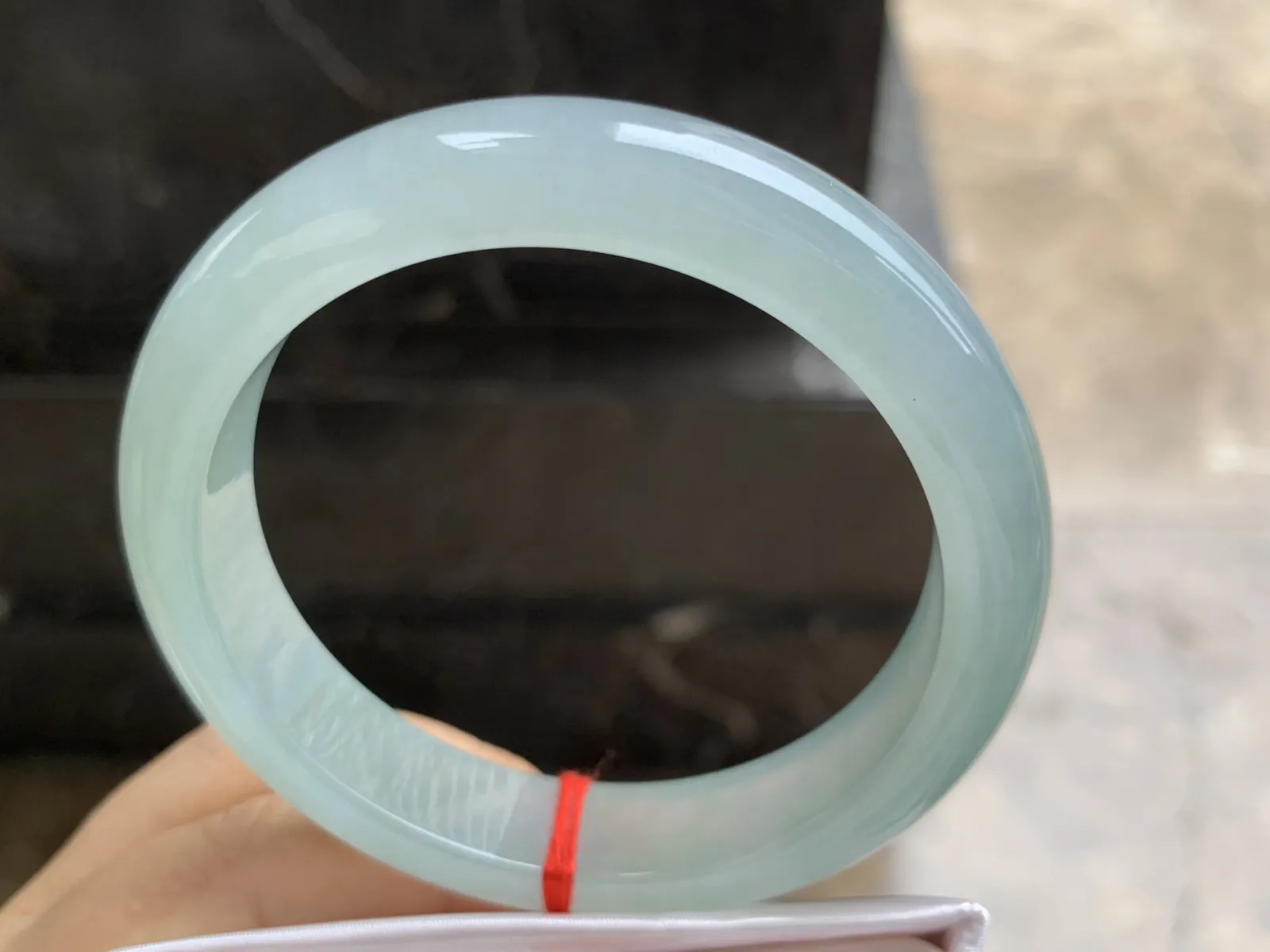 58-12.8-9mm
冰种晴水手镯 冰透莹润 清爽