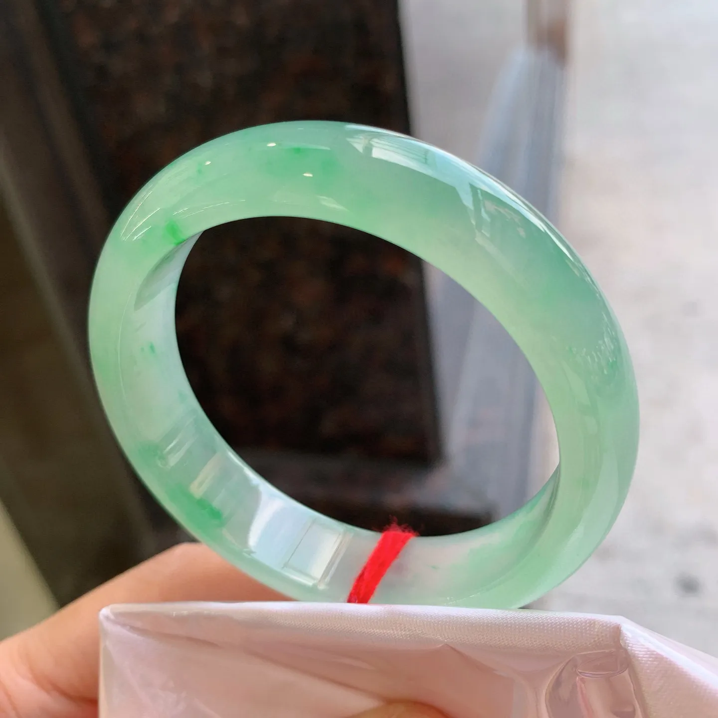 正圈冰飘绿 尺寸：55.5/14.3/8mm