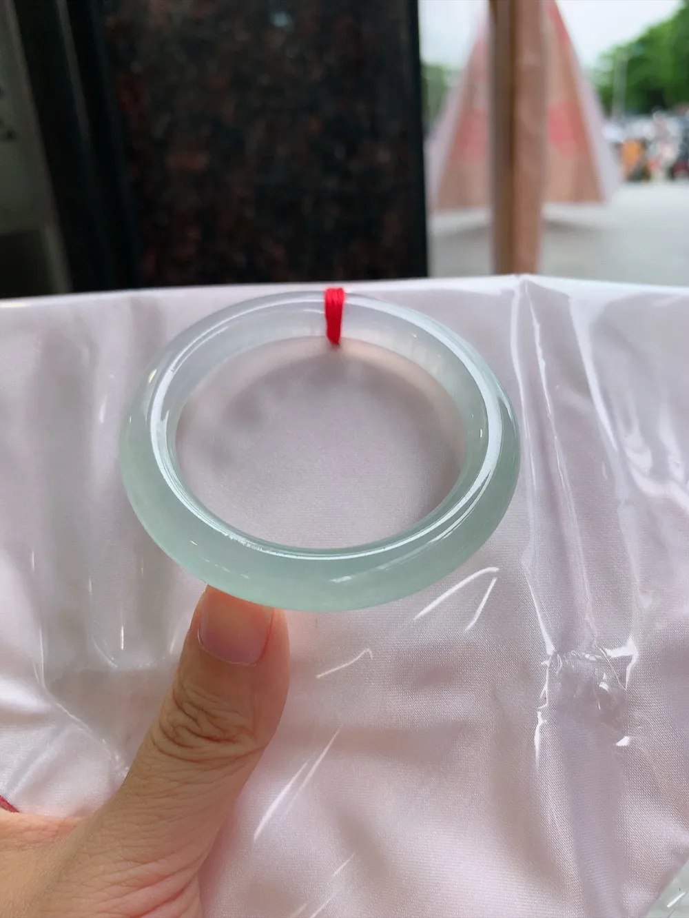 圆条冰玻绿 无瑕 尺寸:50.2/8.5/9.1 种水好🥰🥰