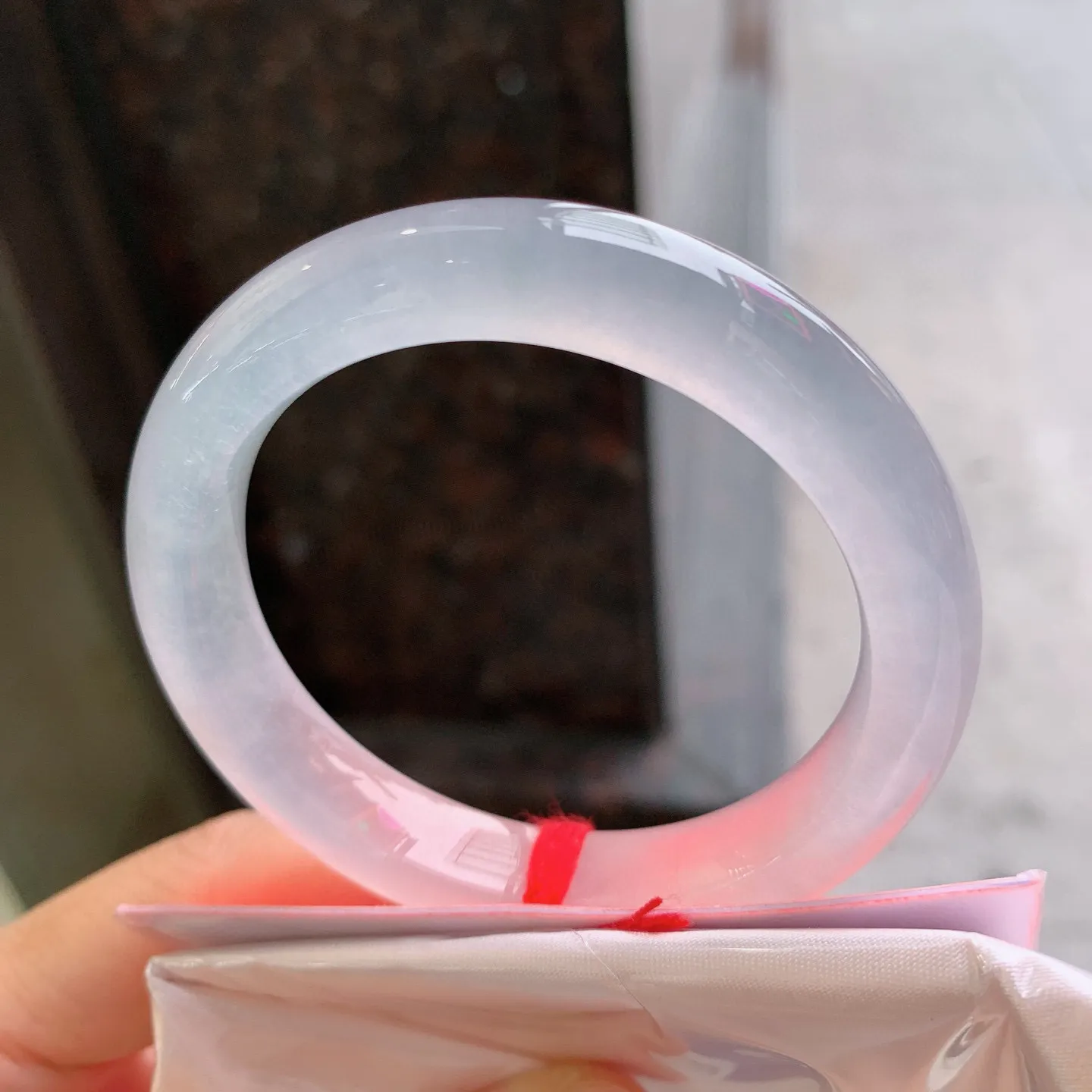 正圈高冰镯 尺寸：51.1/10.8/8.5mm
