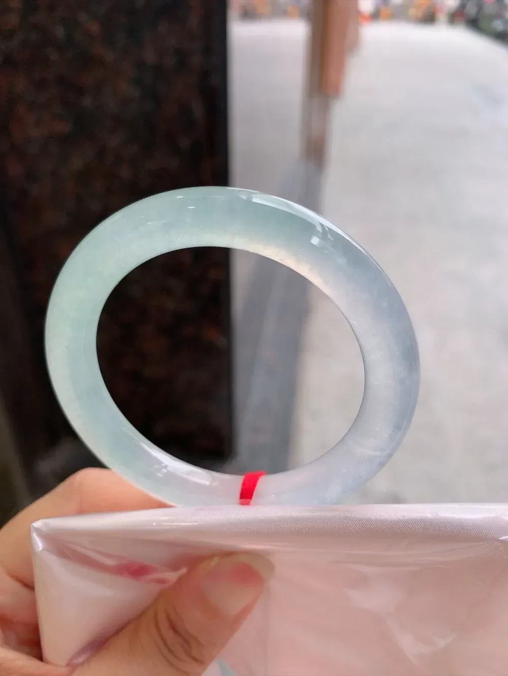 圆条冰玻绿 无瑕 尺寸:50.2/8.5/9.1 种水好🥰🥰