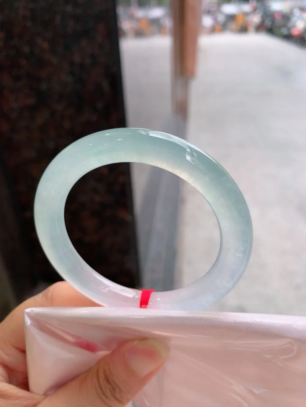 圆条冰玻绿 无瑕 尺寸:50.2/8.5/9.1 种水好🥰🥰