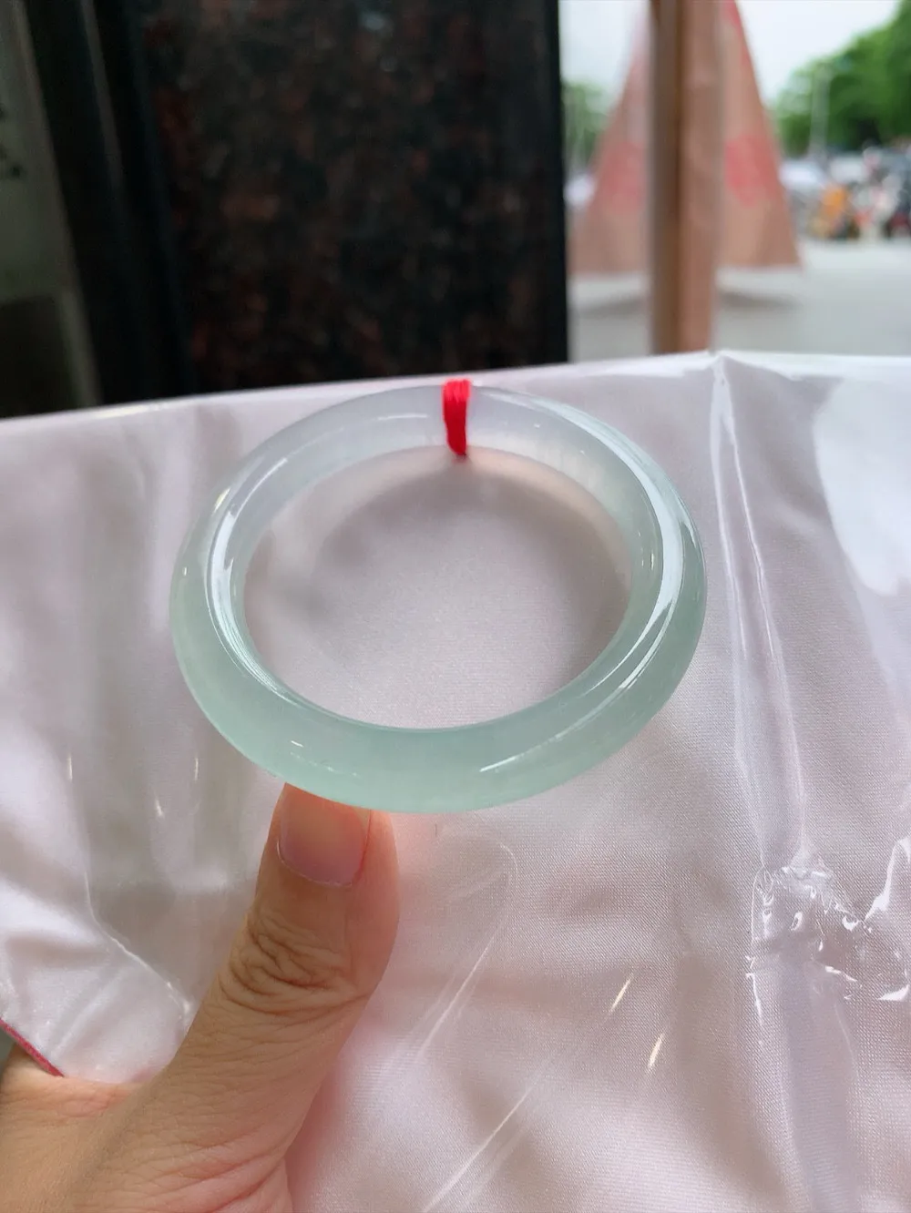 圆条冰玻绿 无瑕 尺寸:50.2/8.5/9.1 种水好🥰🥰