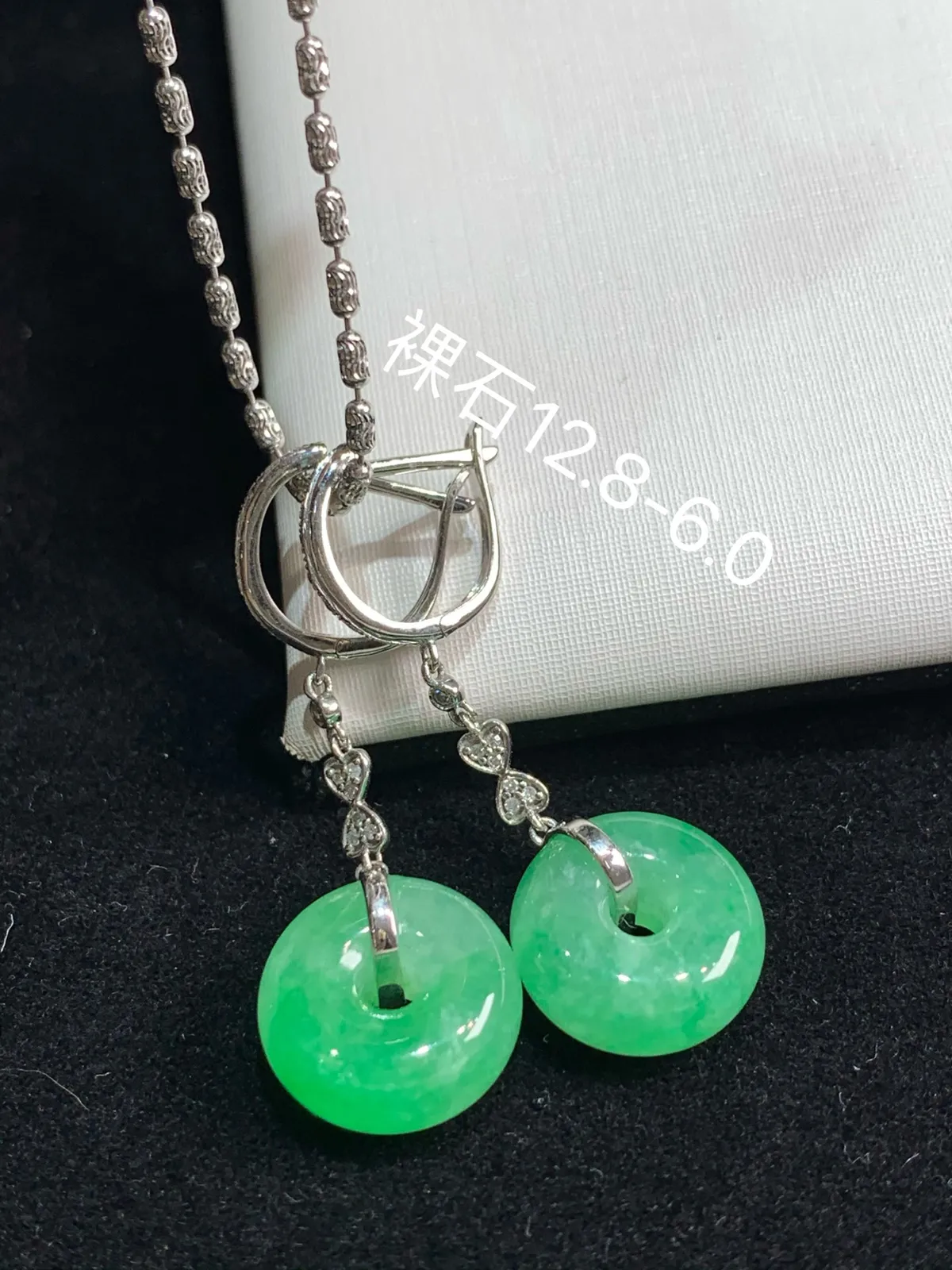 满色耳环，上身超美~