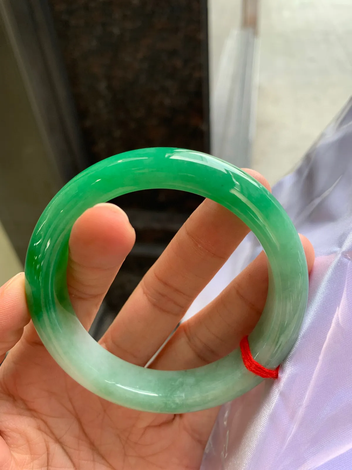 正圈飘绿 尺寸：59/13.2/9.8mm