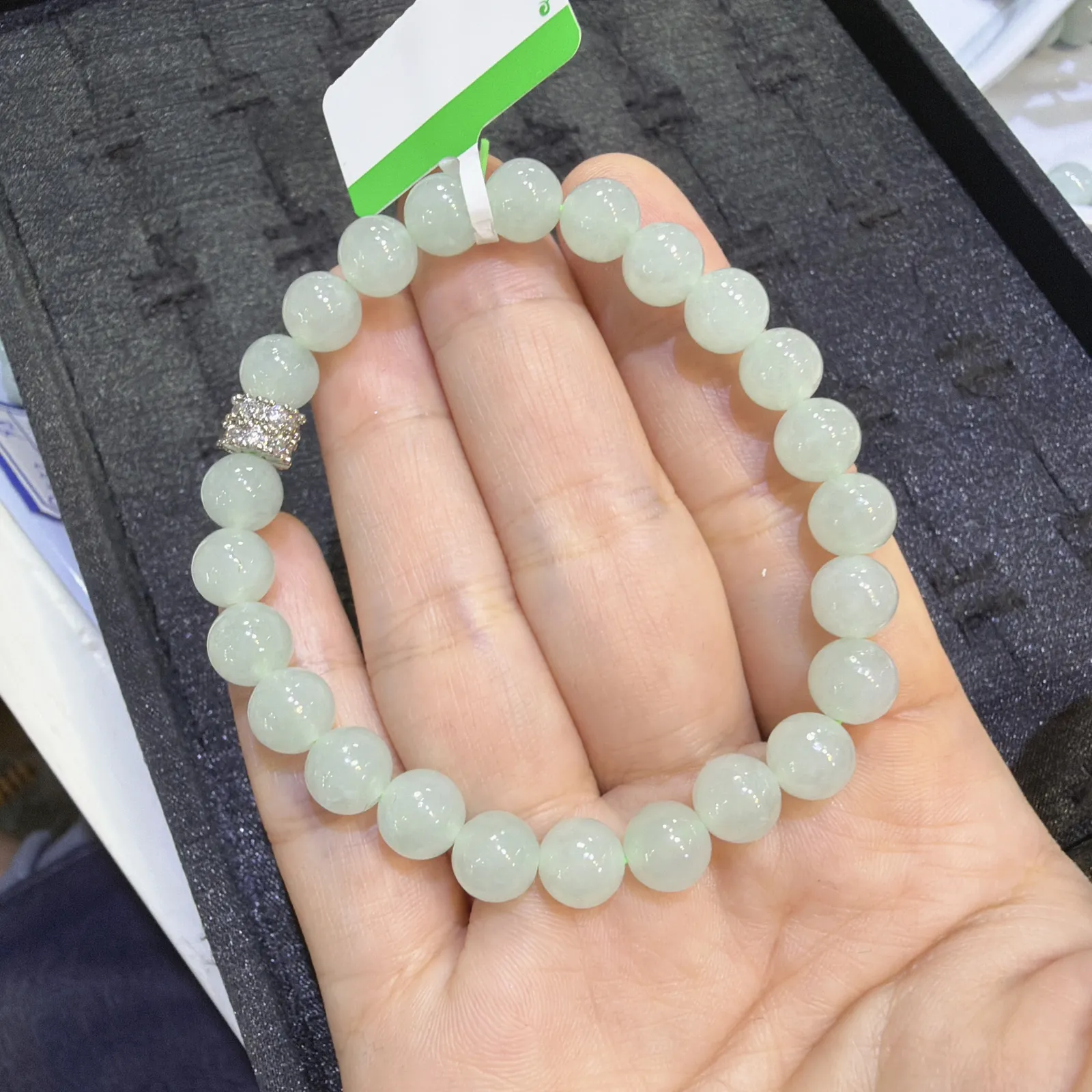 冰晴底手串 卡7.5 水润精致
