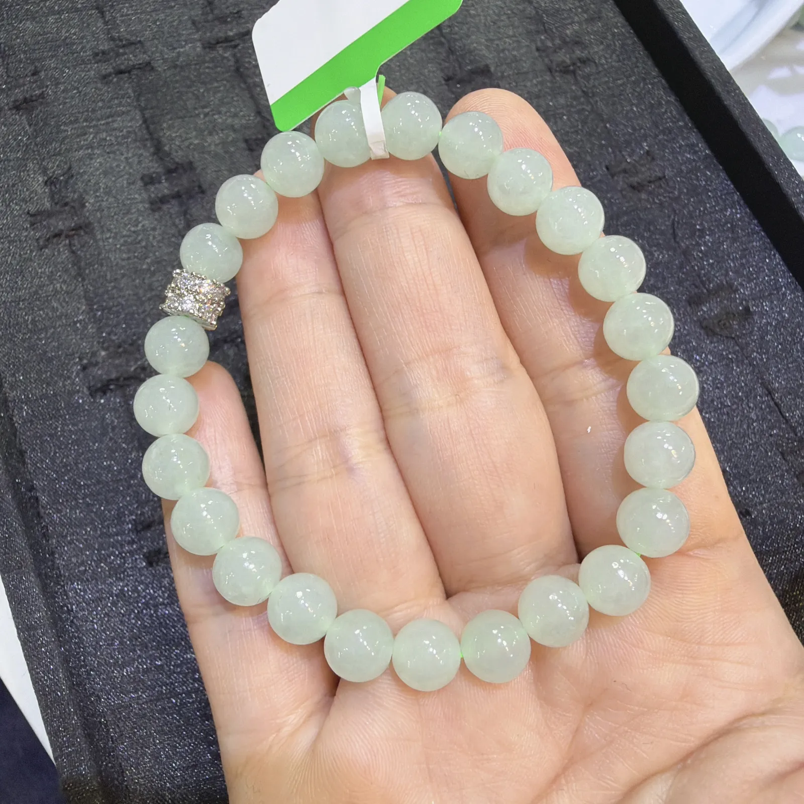 冰晴底手串 卡7.5 水润精致