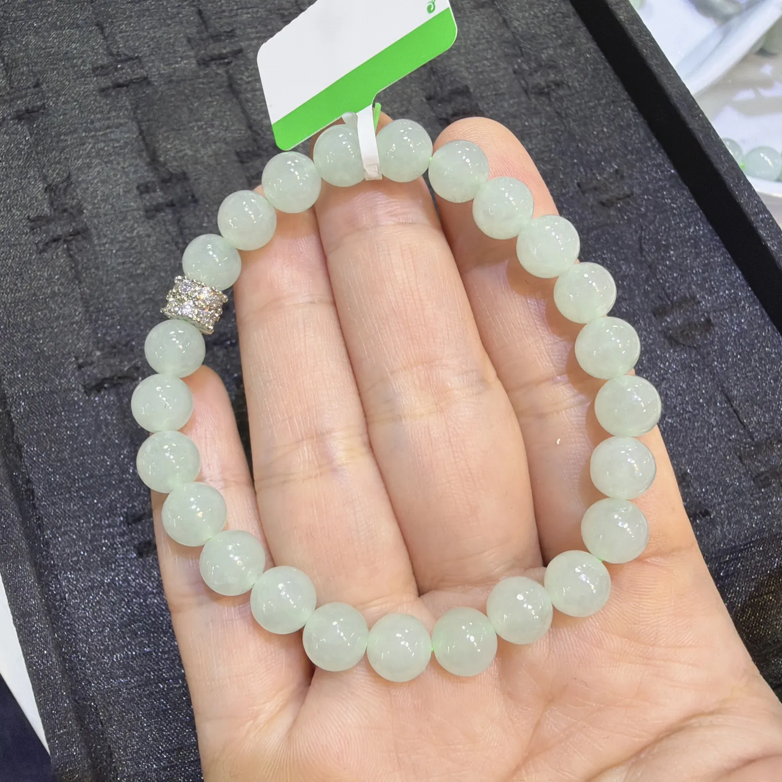 冰晴底手串 卡7.5 水润精致
