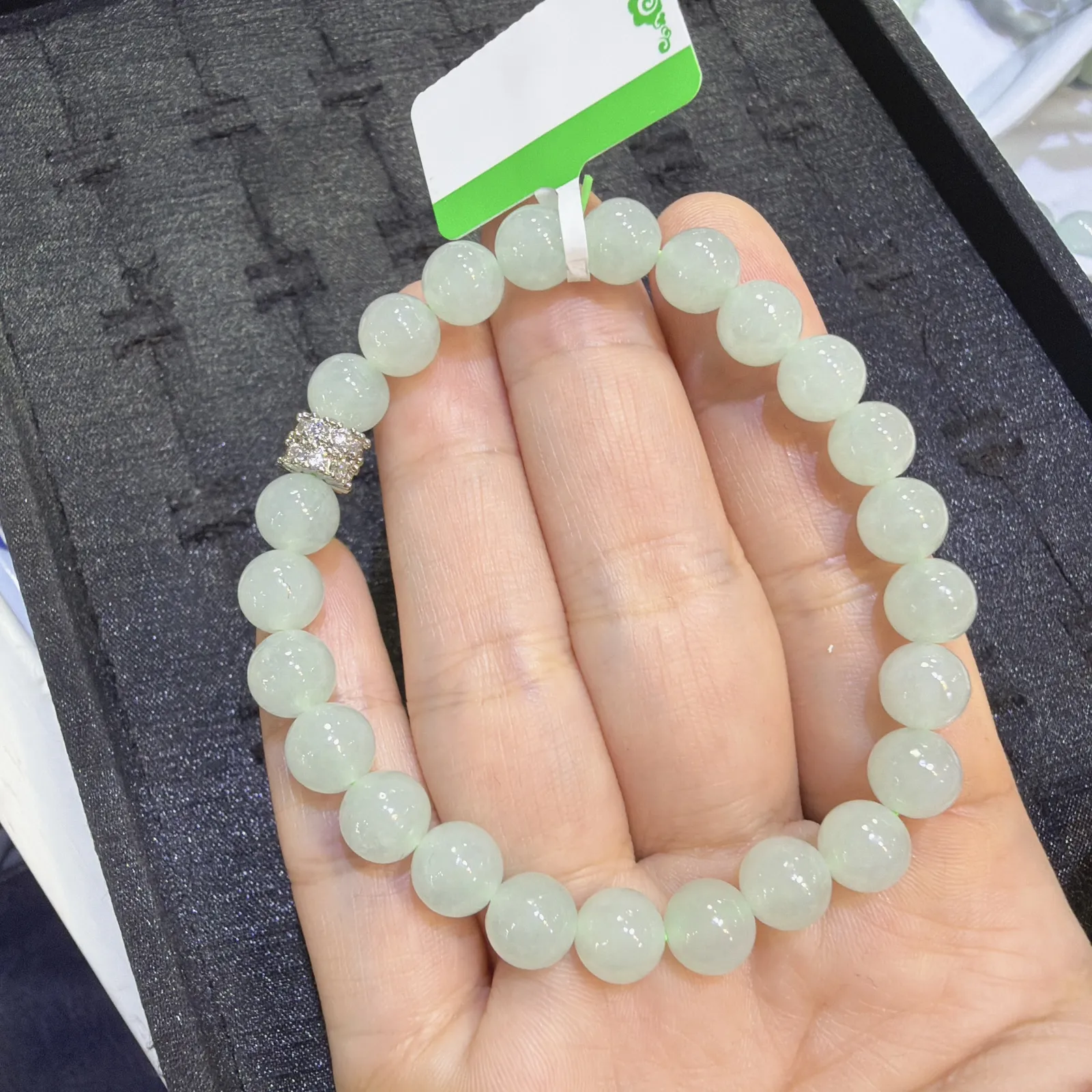 冰晴底手串 卡7.5 水润精致