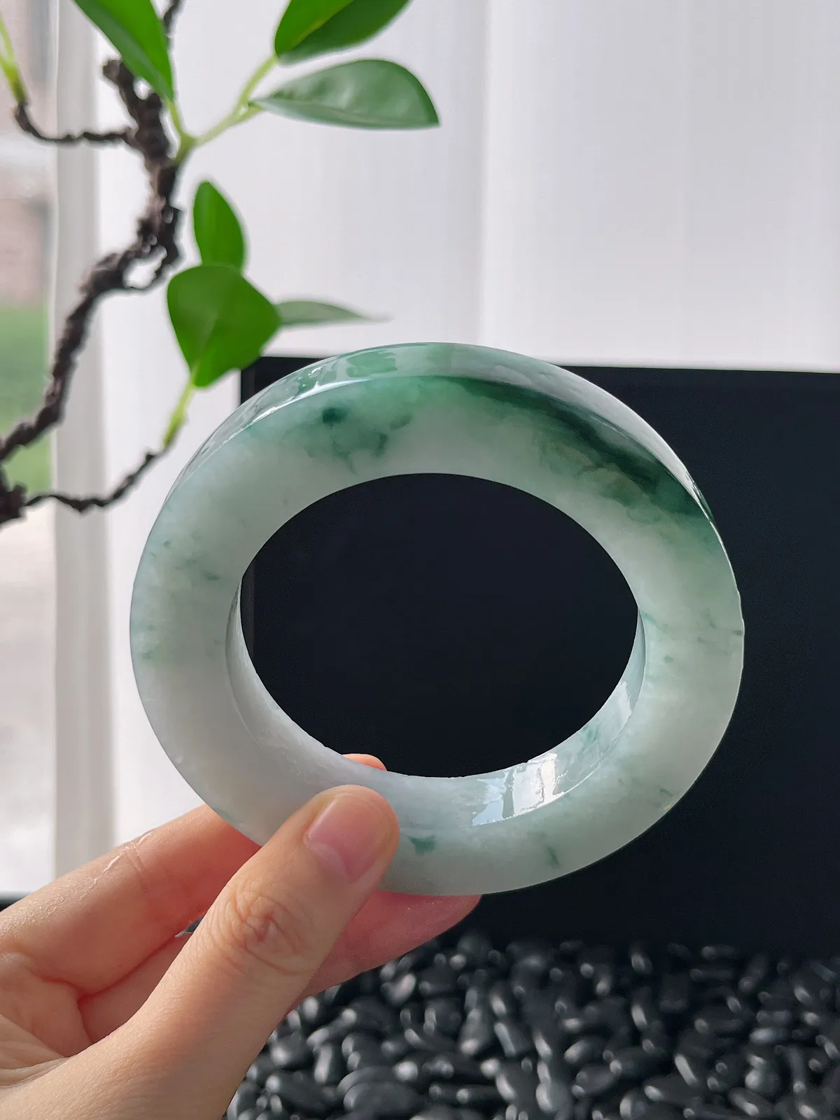 翡翠毛胚，⭕️正圈最大做68，圆条最大做64，最小做58.3