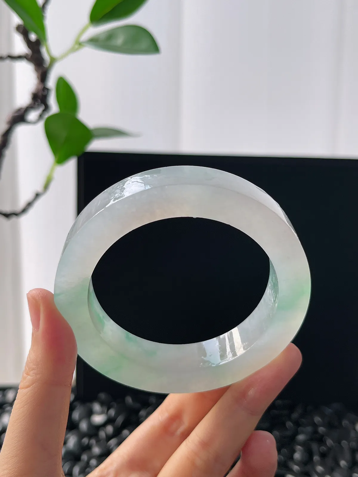 翡翠毛胚，⭕️正圈最大做58，圆条最大做54，最小做55.5